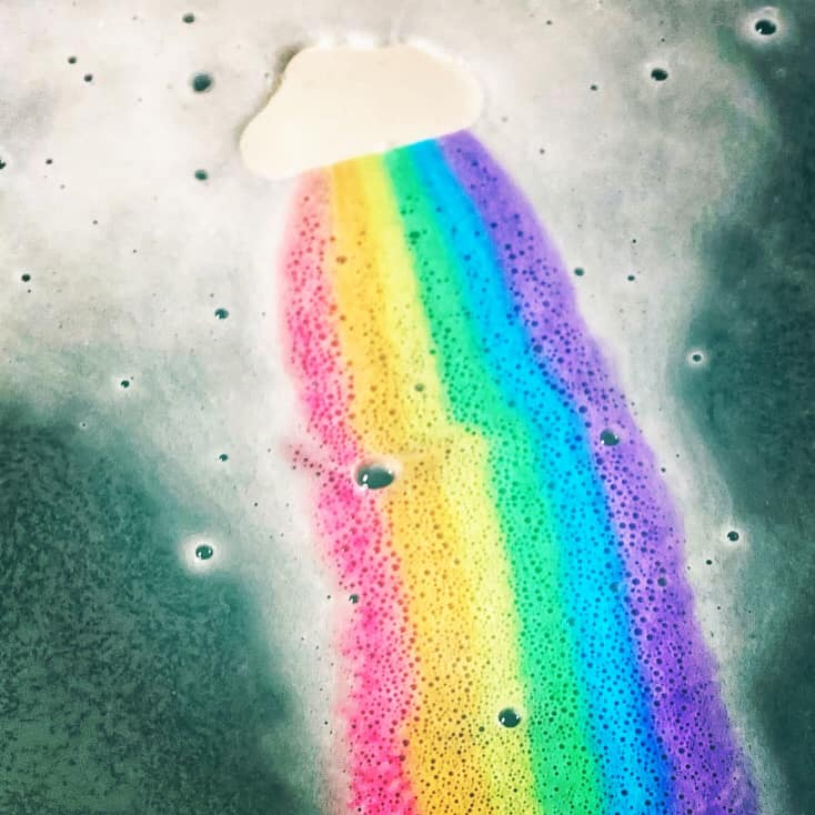 Rainbow Bath Bomb
