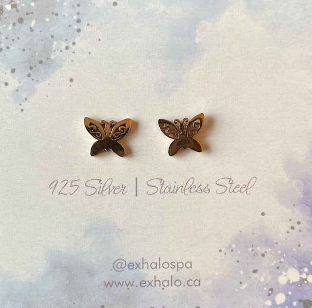 Butterfly Stud Earrings