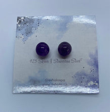 Load image into Gallery viewer, Natural Gemstone Stud Earrings ~ Explore Them All!
