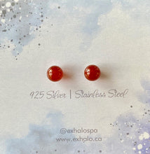 Load image into Gallery viewer, Natural Gemstone Stud Earrings ~ Explore Them All!
