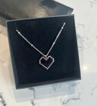 Load image into Gallery viewer, Pixel Heart Necklace - Gold/Silver
