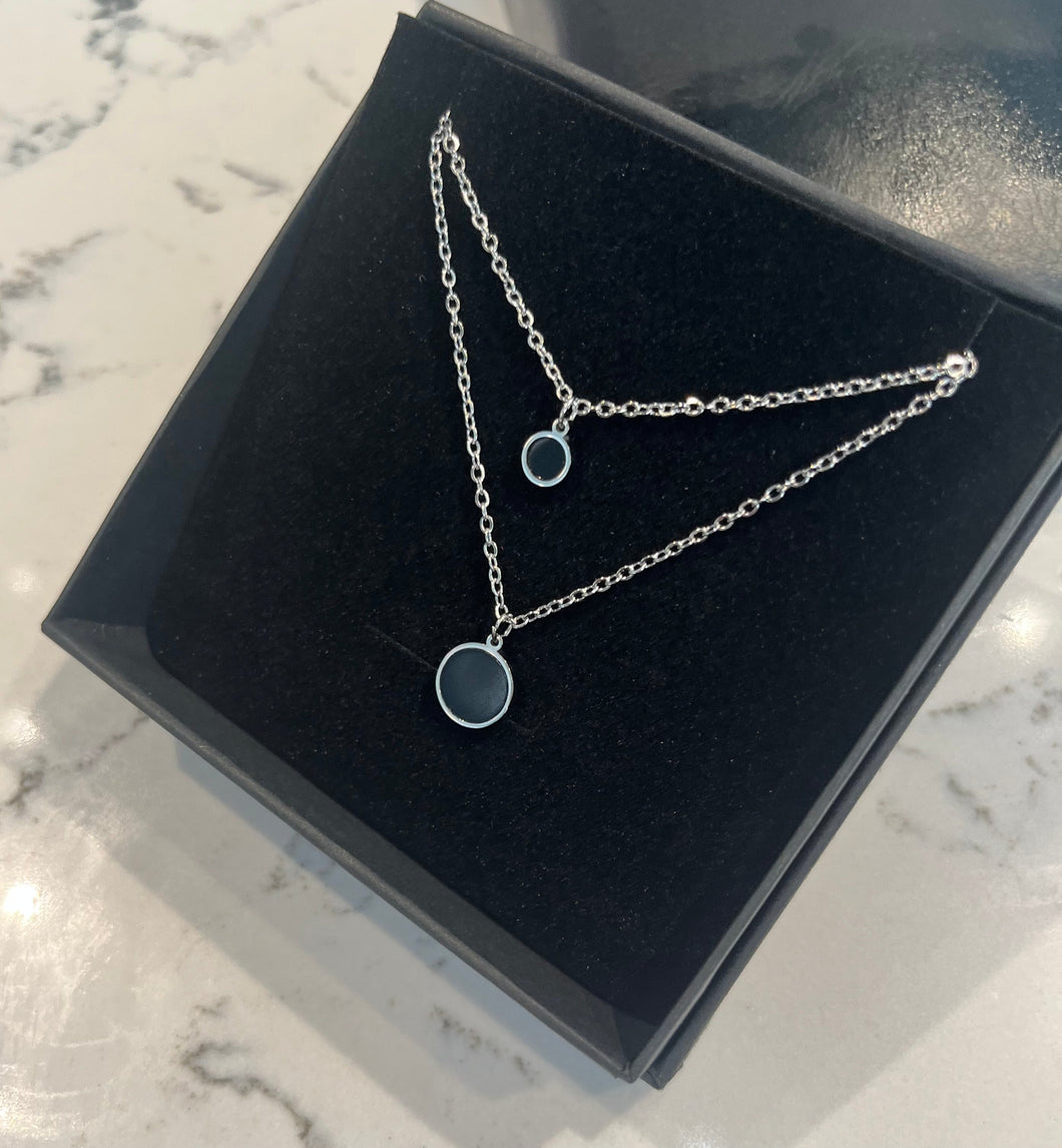 Layered Stainless Steel Necklace