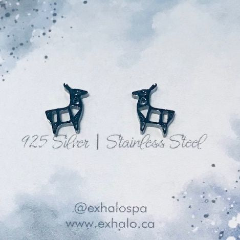 Llama Stud Earrings