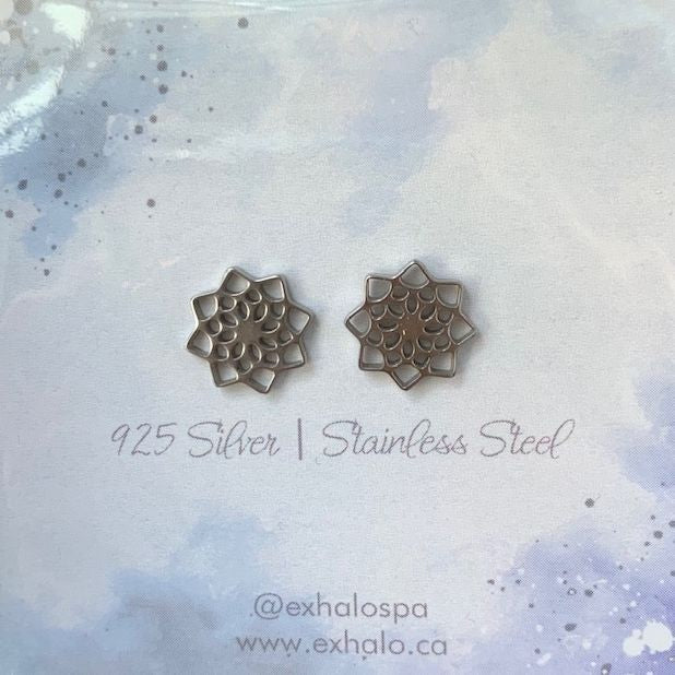 Mandala Stud Earrings