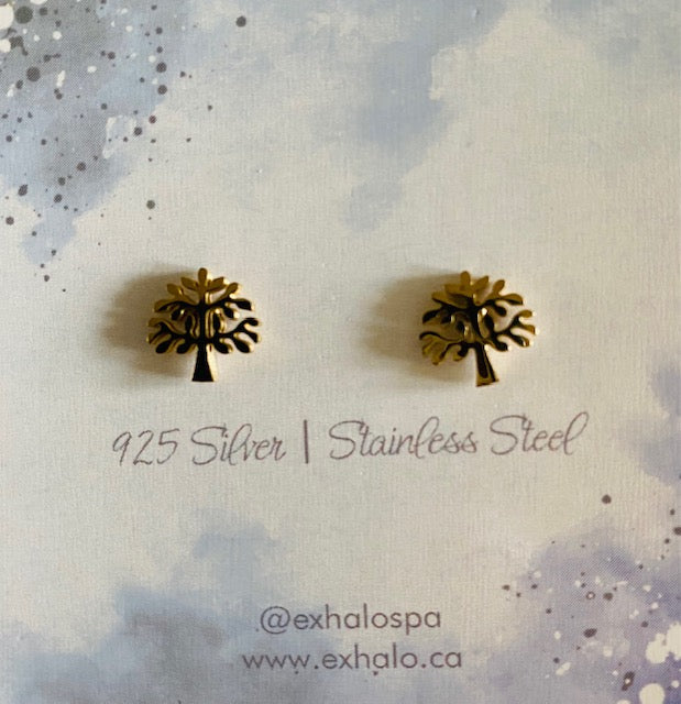 Tree Of Life Stud Earrings