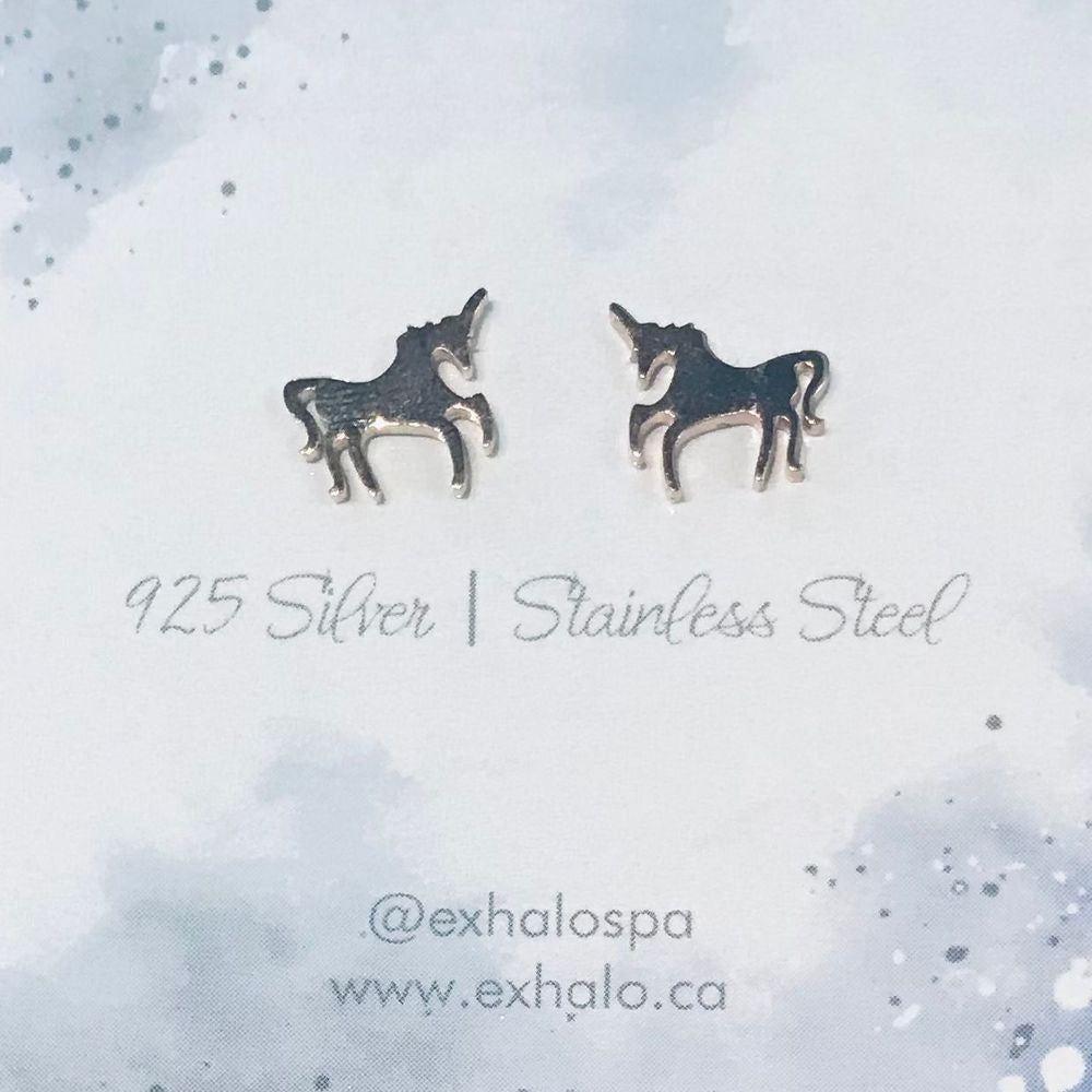 Unicorn Stud Earrings